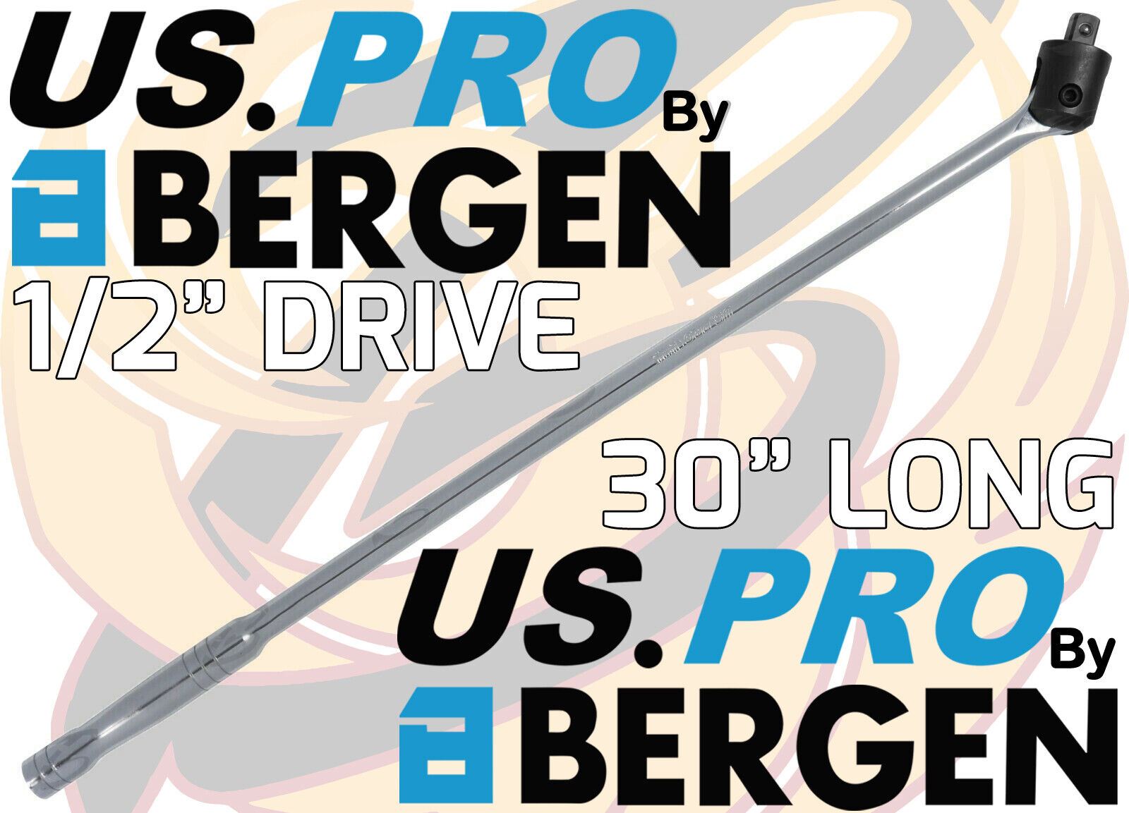 US PRO 1/2" DRIVE 30" LONG BREAKER BAR