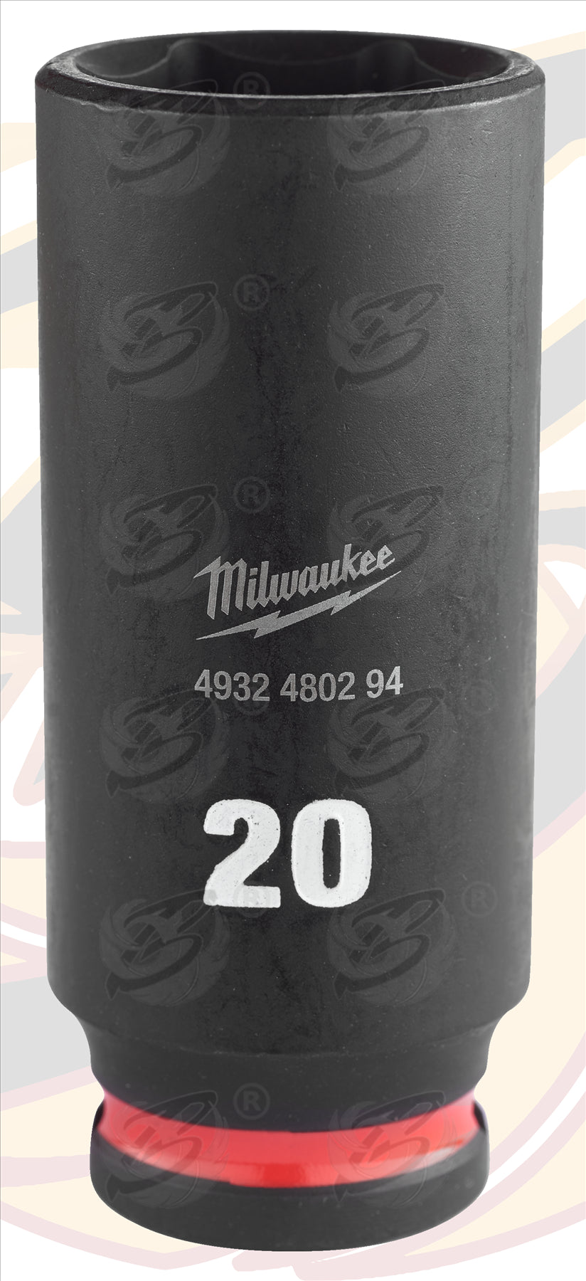 MILWAUKEE 20MM 3/8" DRIVE 6 POINT DEEP IMPACT SOCKET ( SINGLE )