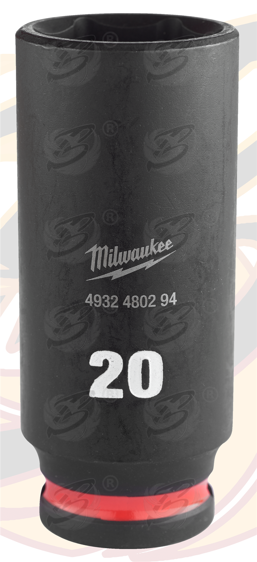 Milwaukee 20mm 3/8" Drive 6 Point Deep Impact Socket ( Single ) ( 4932480294 )