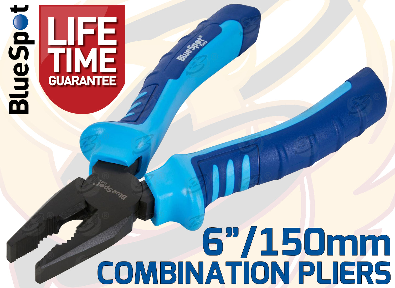 BLUESPOT 150MM (6") HEAVY DUTY COMBINATION PLIER