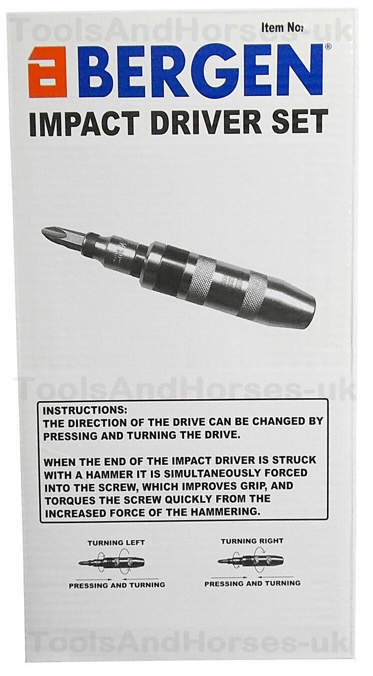 US Pro 11 Piece Impact Driver Set 1611