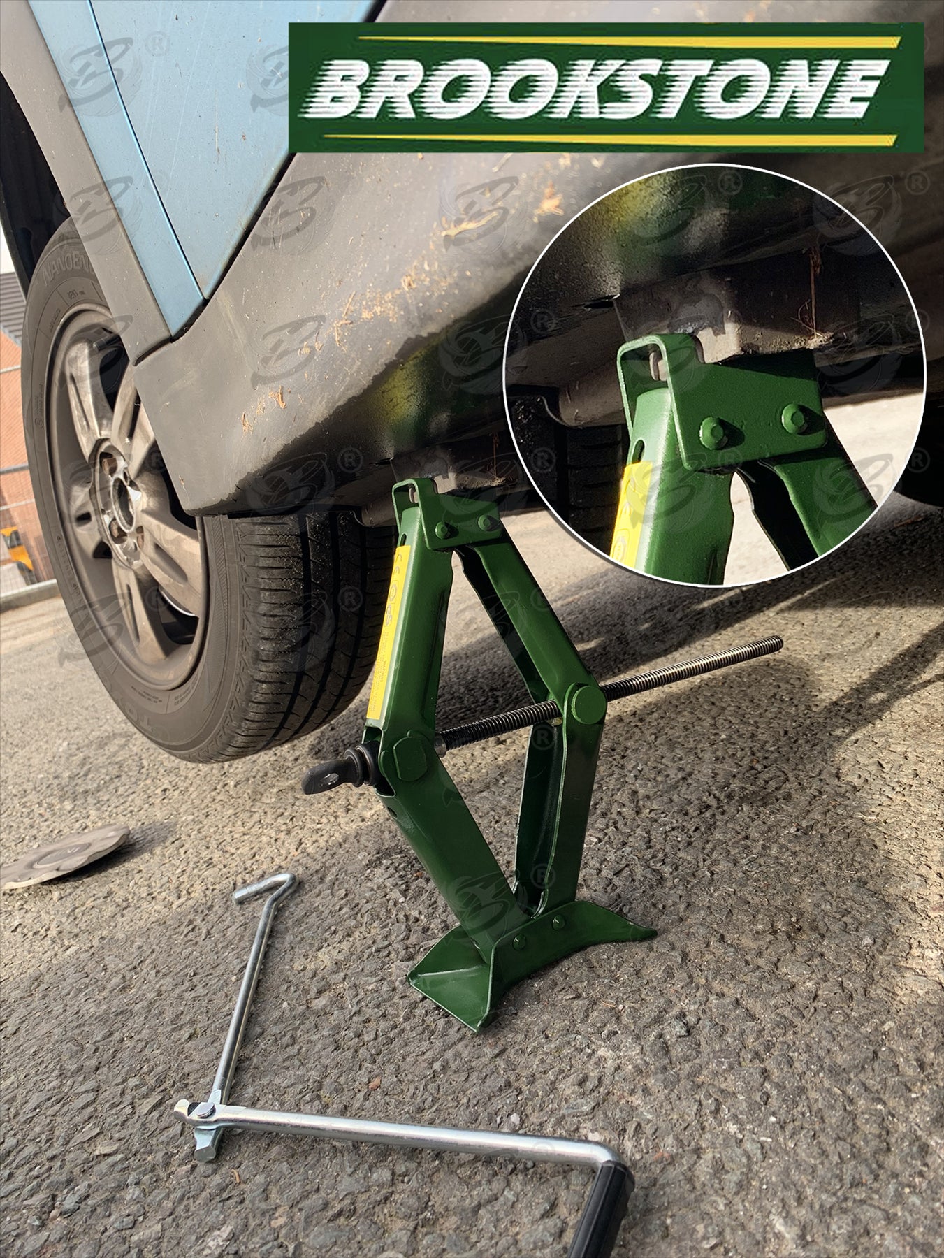 BROOKSTONE 1 TONNE SCISSOR JACK