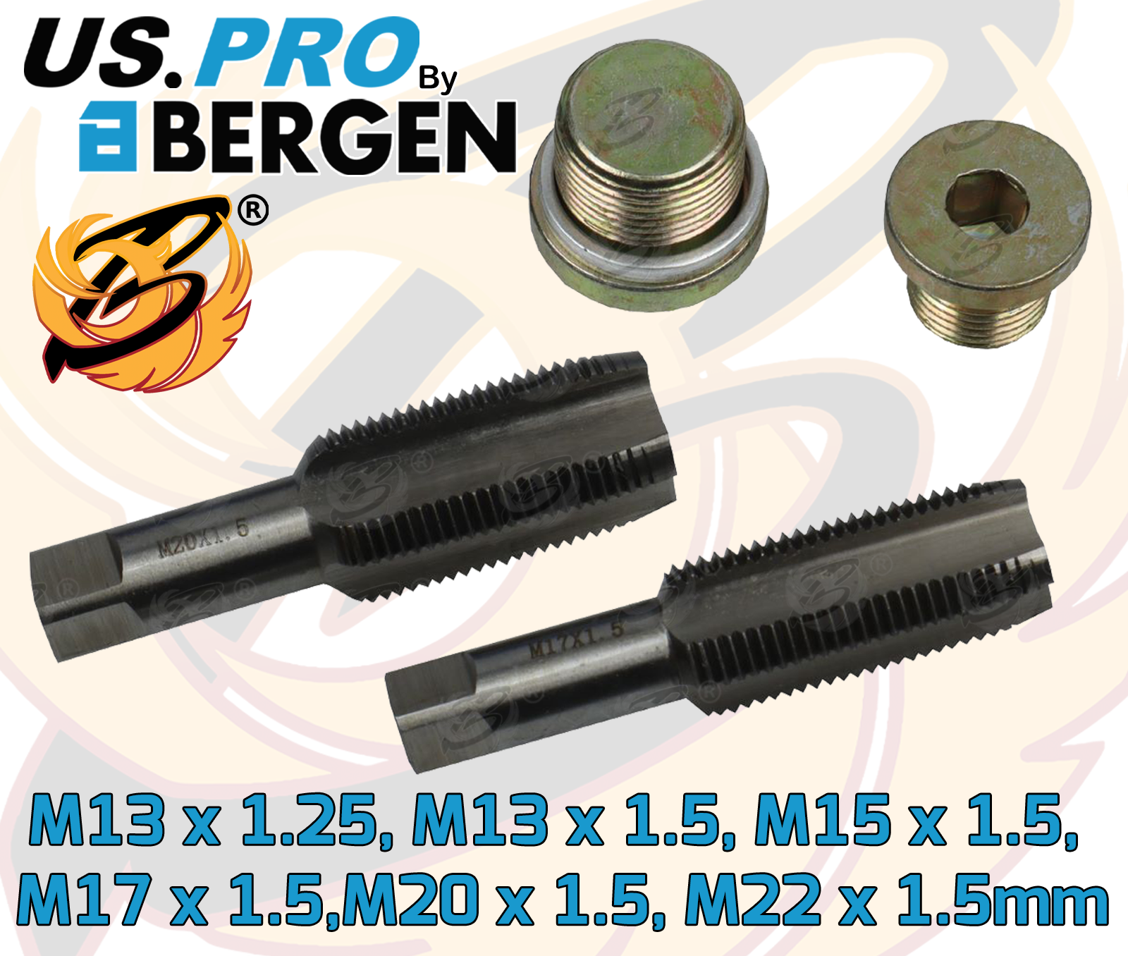 US Pro 114 Piece Oil Drain Repair Kit ( 3008 )