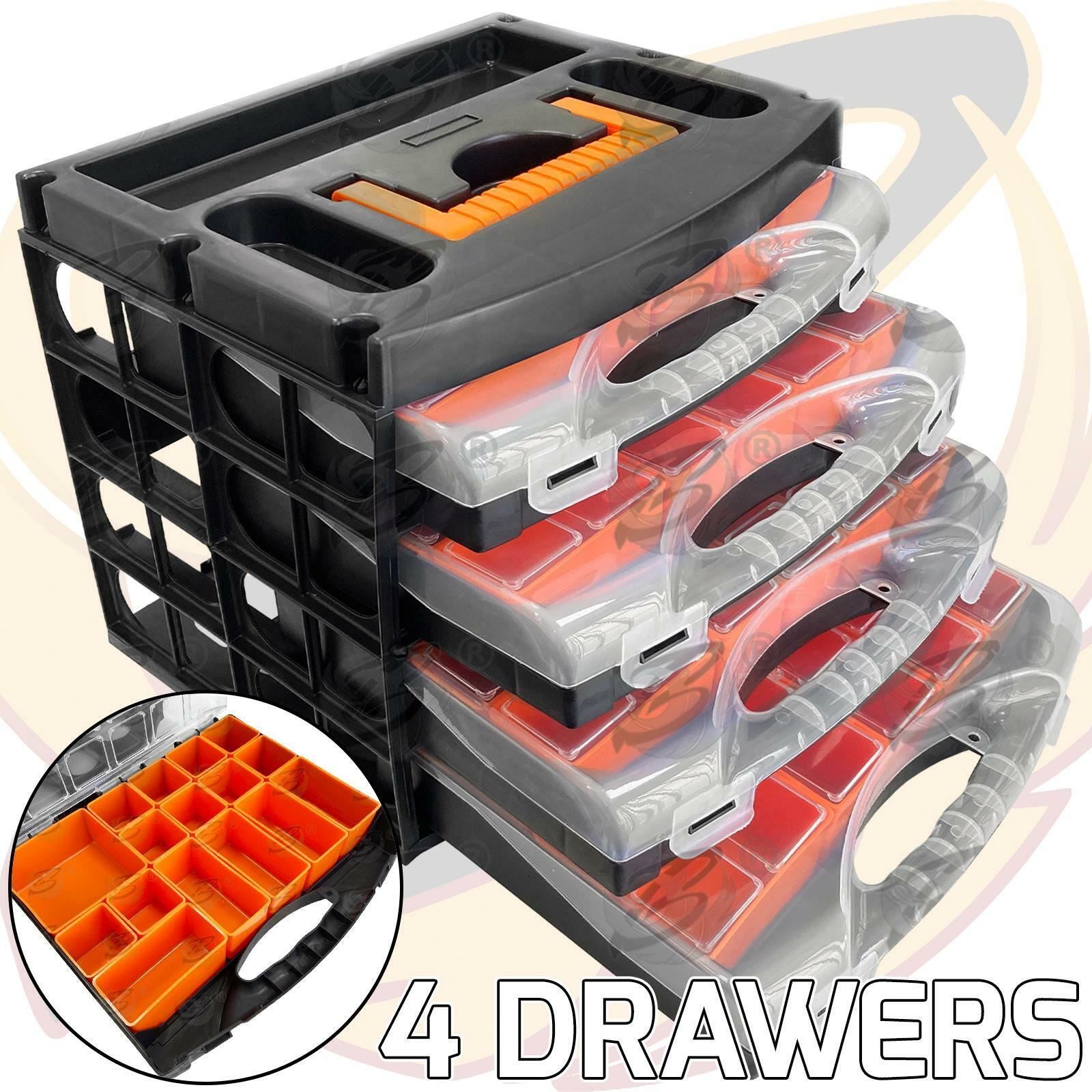 Toolzone 4 Piece Poly Tray Organiser ( TB098 )