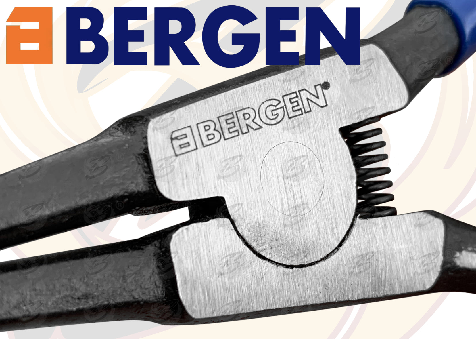 BERGEN 4PCS 5" CIRCLIP PLIER SET