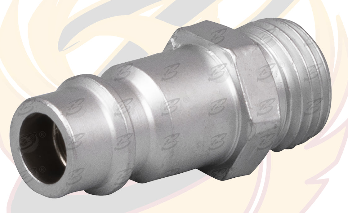 SEALEY HIGH FLOW SCREWED ADAPTOR MALE 1/4"BSPT - PACK OF 5