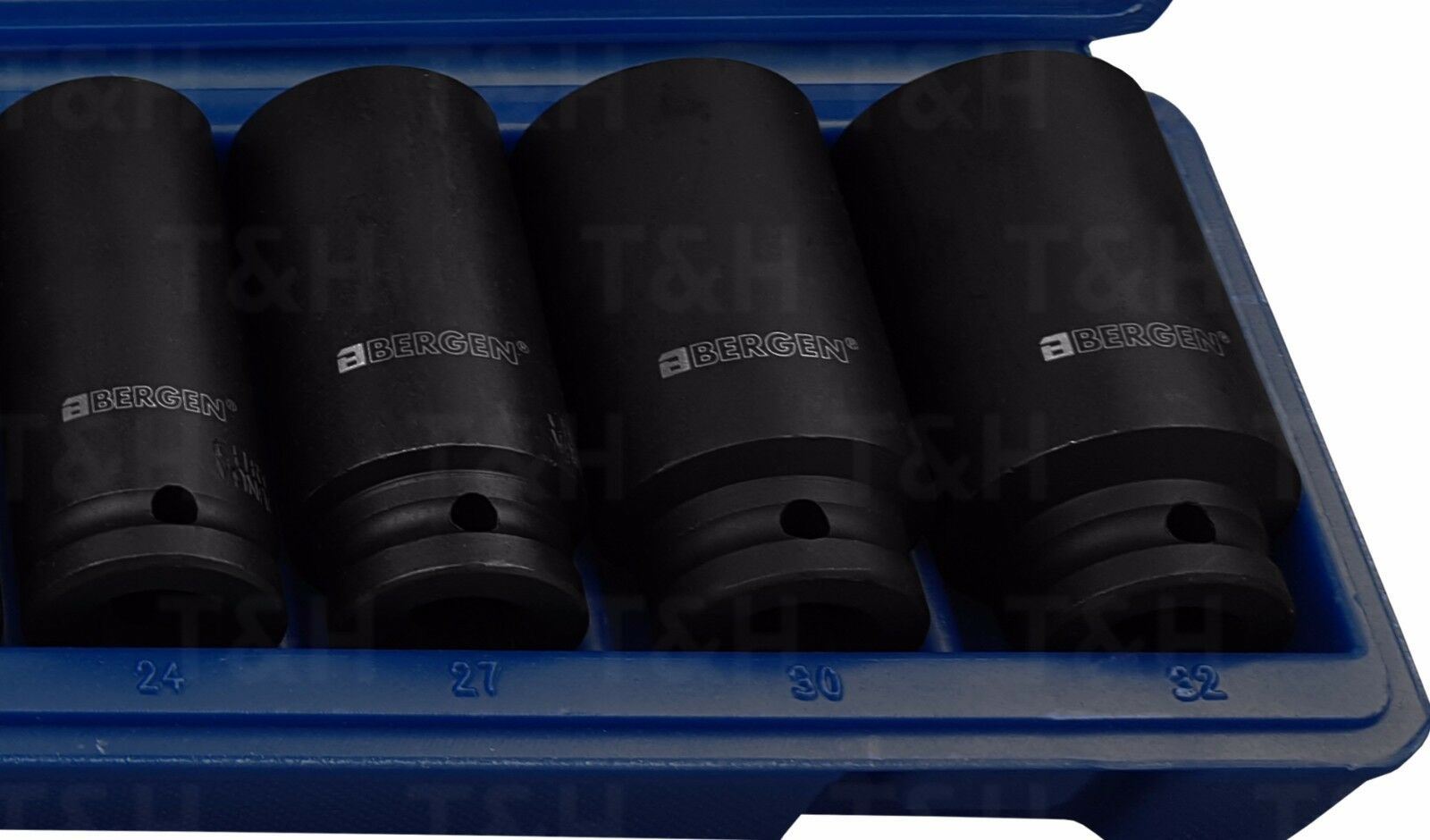 US PRO 13PCS 1/2" DRIVE 12 POINT DEEP IMPACT SOCKETS 13MM - 32MM