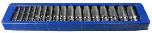 US Pro 17 Piece 3/8" Drive 6 Point Deep Sockets 8mm - 24mm 3258