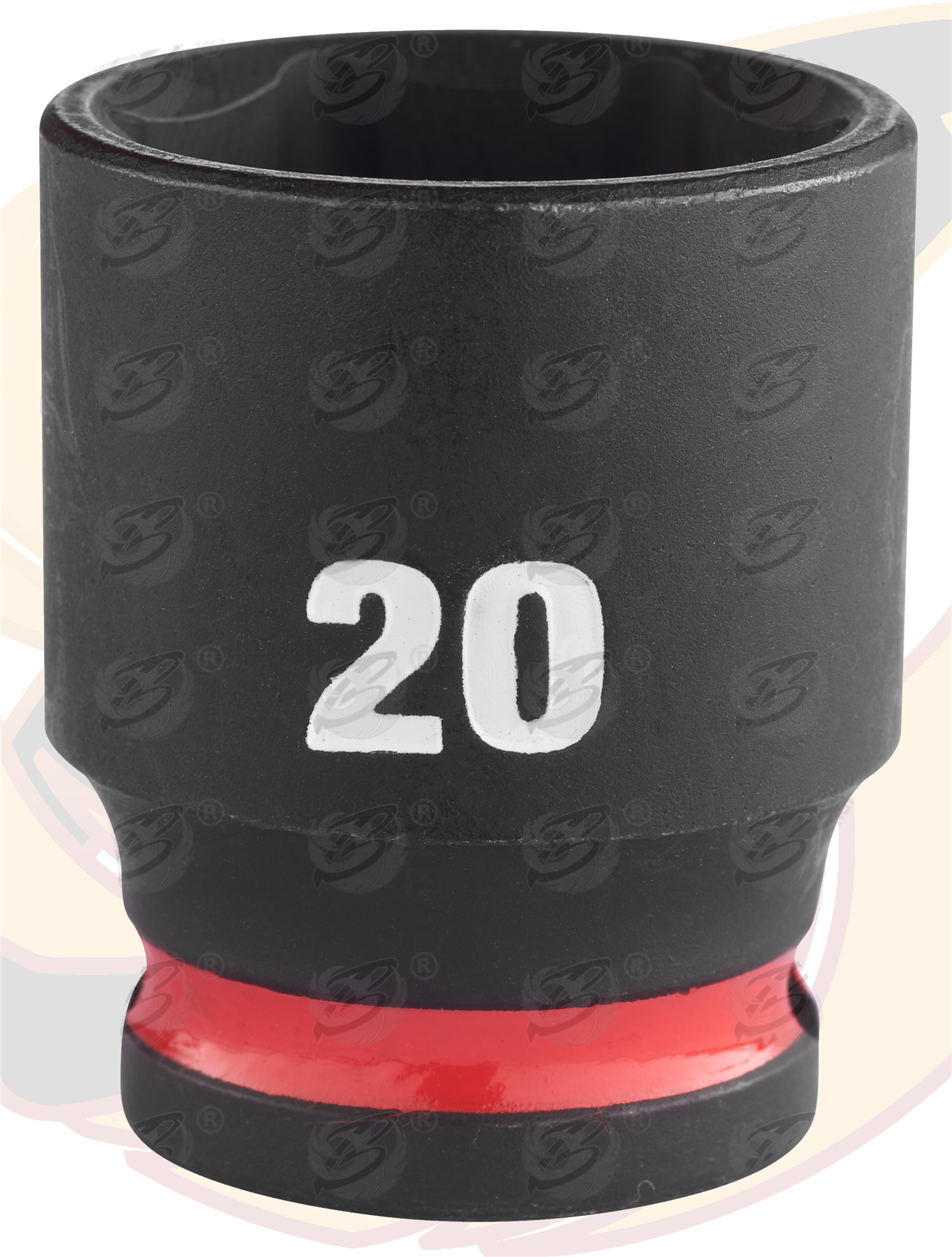 Milwaukee 20mm 3/8" Drive 6 Point Shallow Impact Socket ( Single ) ( 4932480277 )