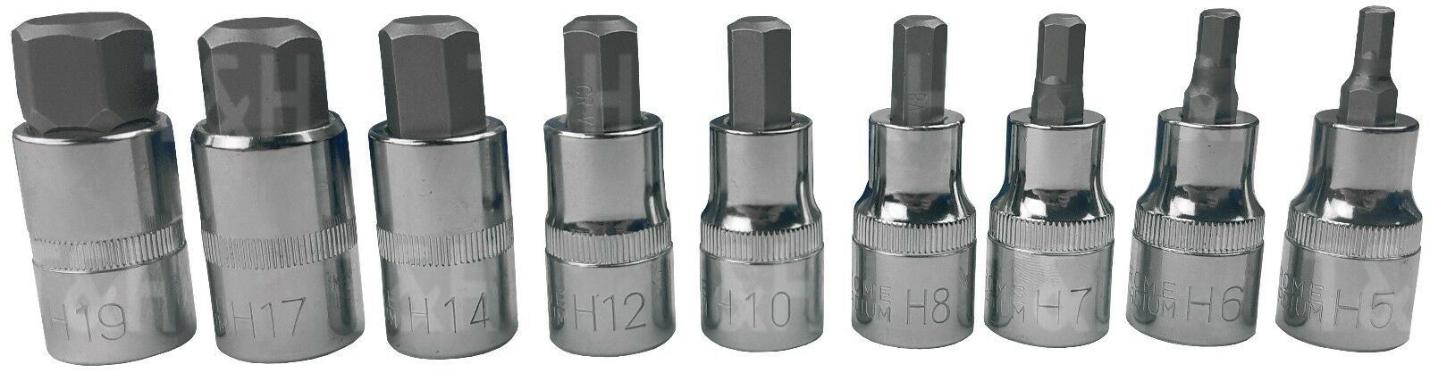 US PRO 30PCS 1/2" DRIVE HEX BIT SOCKETS H5 - H19