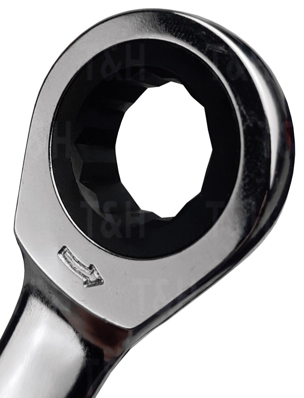 US Pro 20 Piece Ratchet Combination Spanners & Ada Pointers 8mm - 32mm ( 3236 )