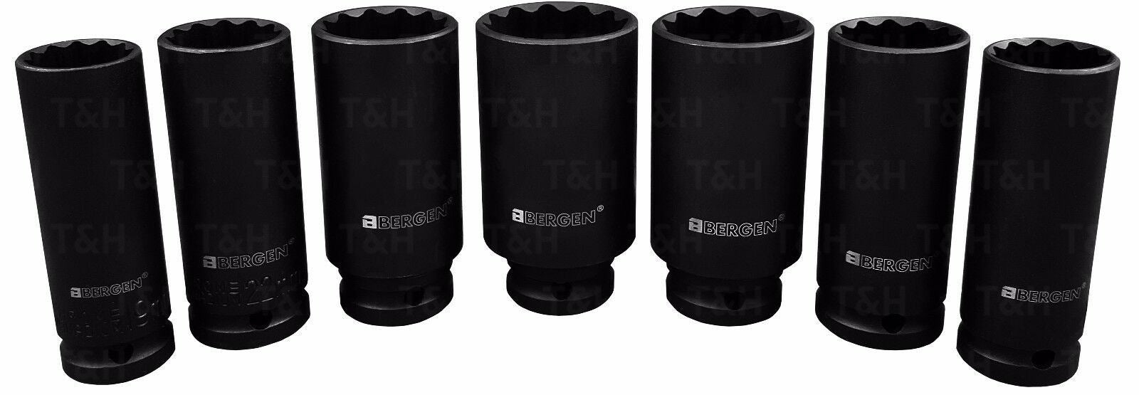 US PRO 13PCS 1/2" DRIVE 12 POINT DEEP IMPACT SOCKETS 13MM - 32MM