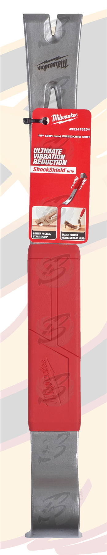 Milwaukee 15" Wrecking Bar ( Pry Bar ) ( 4932478254 )