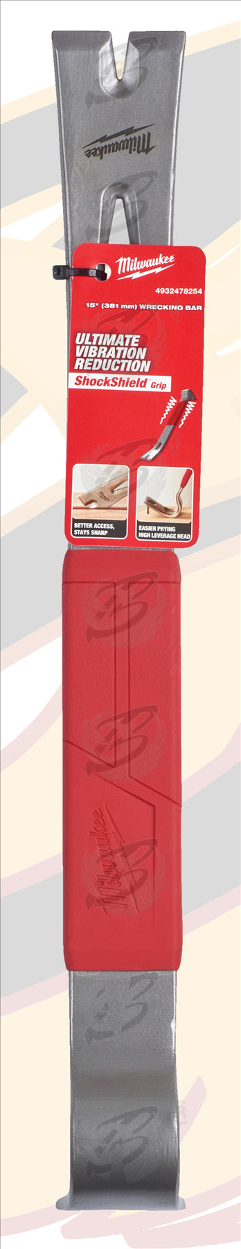 MILWAUKEE 15" WRECKING BAR ( PRY BAR )
