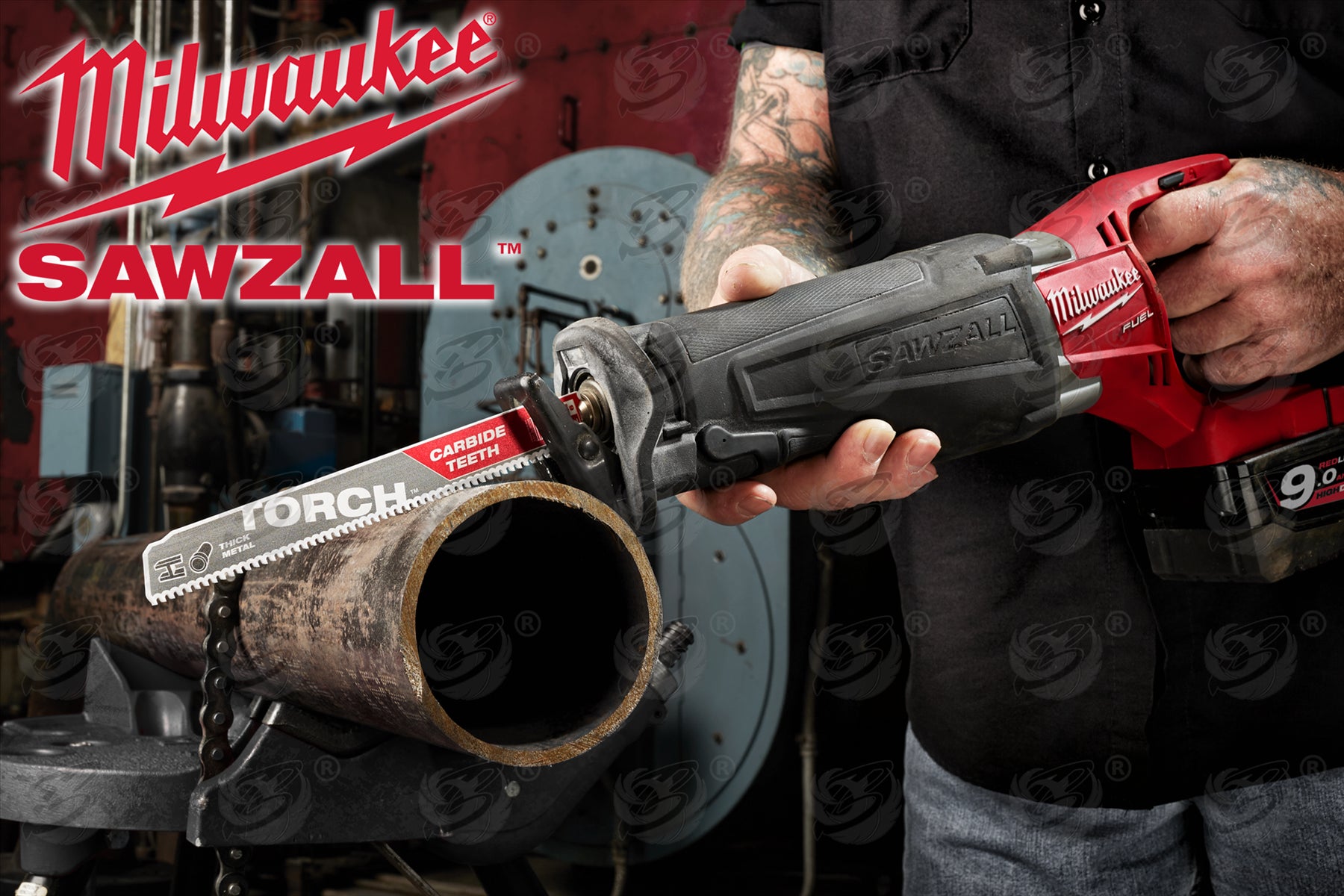 MILWAUKEE SAWZALL RECIPROCATING SAWBLADE 230mm x 8TPI TCT METAL SAW BLADES ( THE TORCH )