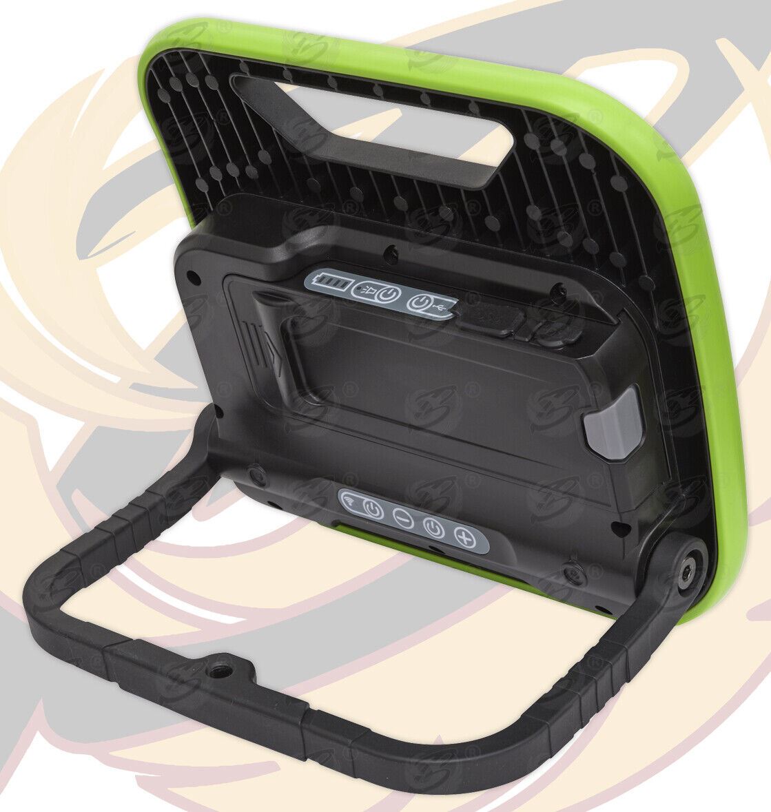 SEALEY RECHARGEABLE COB LED LI - ION WORK LIGHT WITH BLUETOOTH SPEAKER