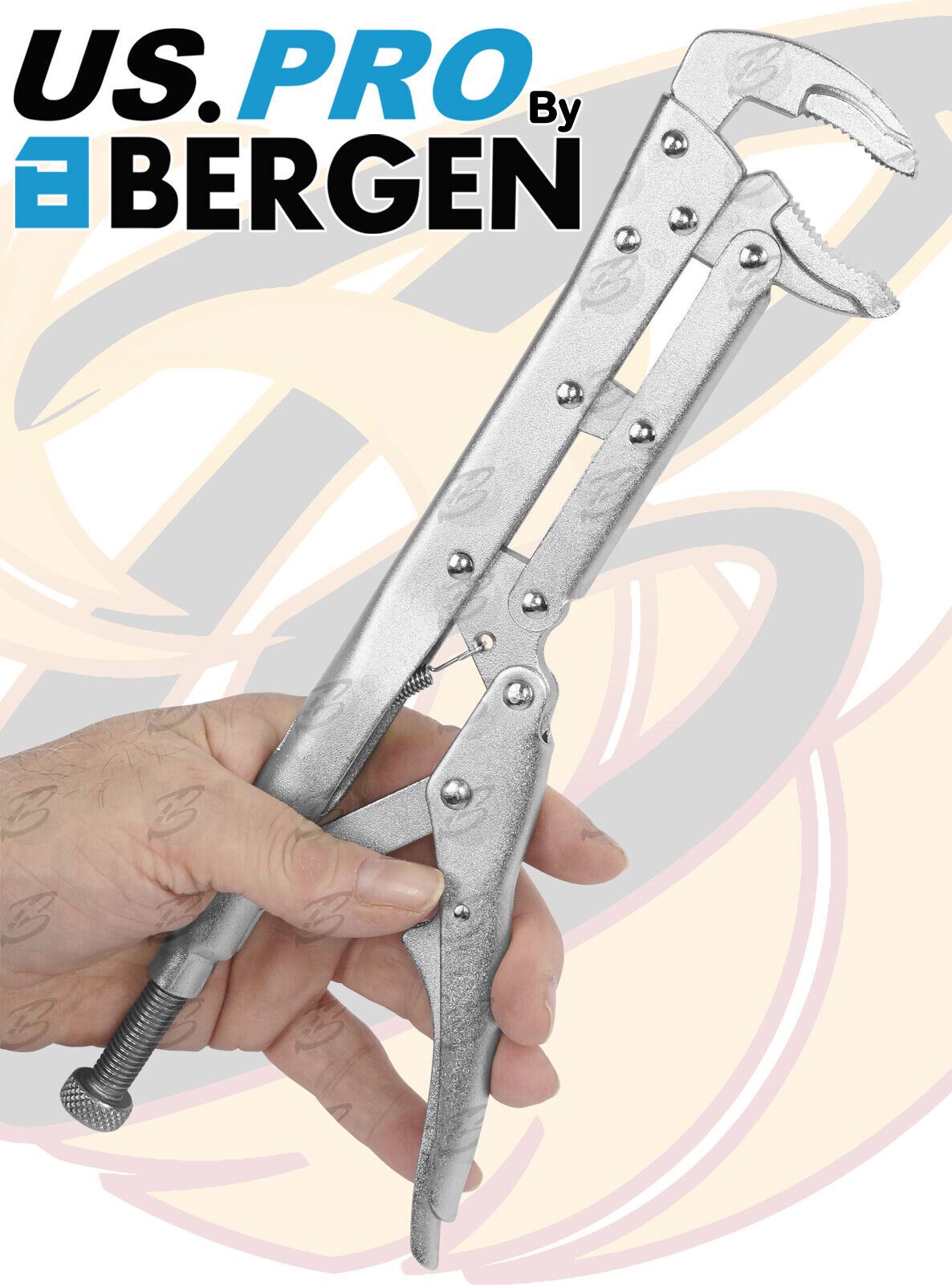 US Pro 3 Piece 12" Long Reach Locking Pliers 1837