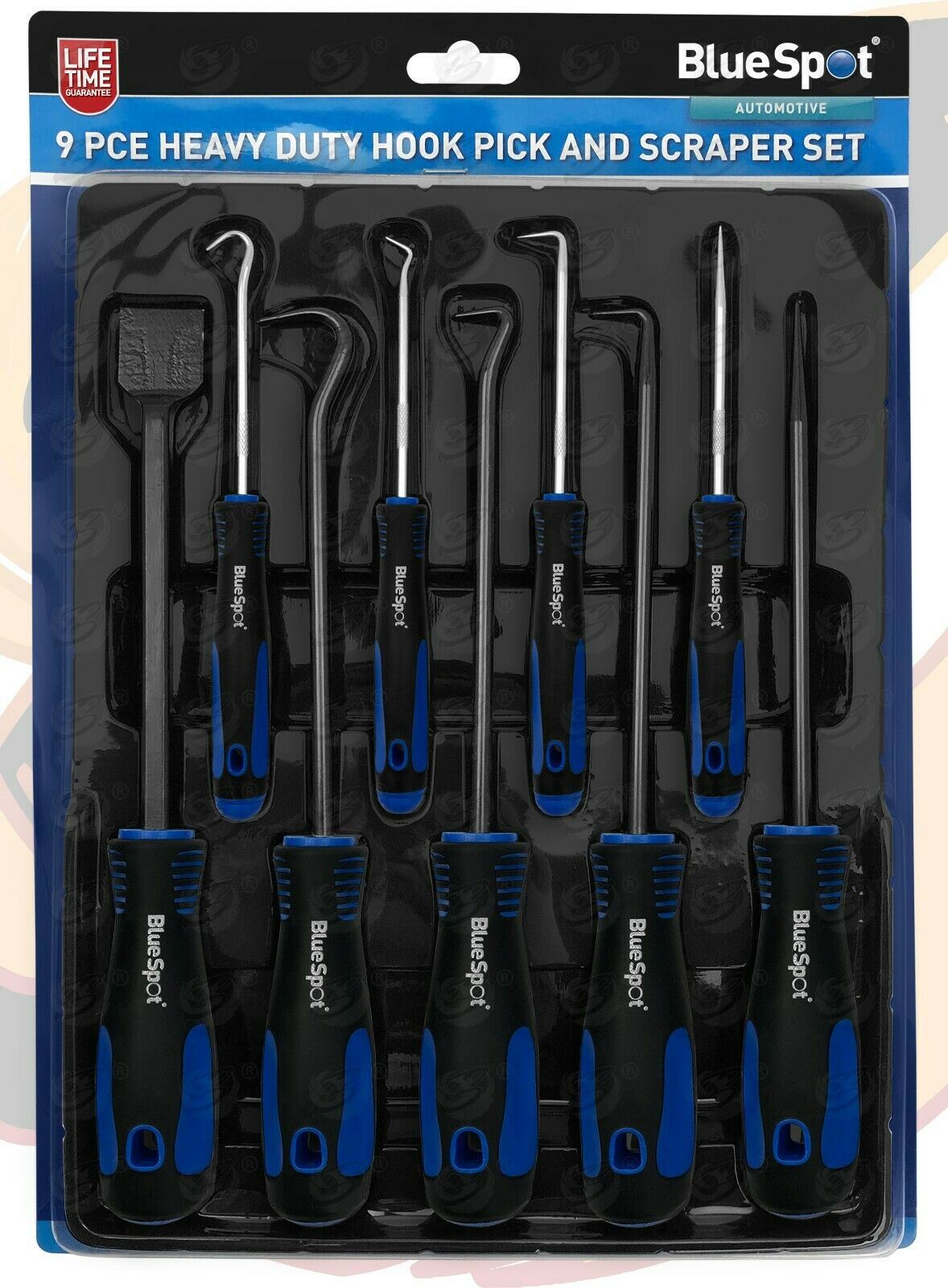 BLUESPOT 9PCS HOOK, PICK & SCRAPER SET