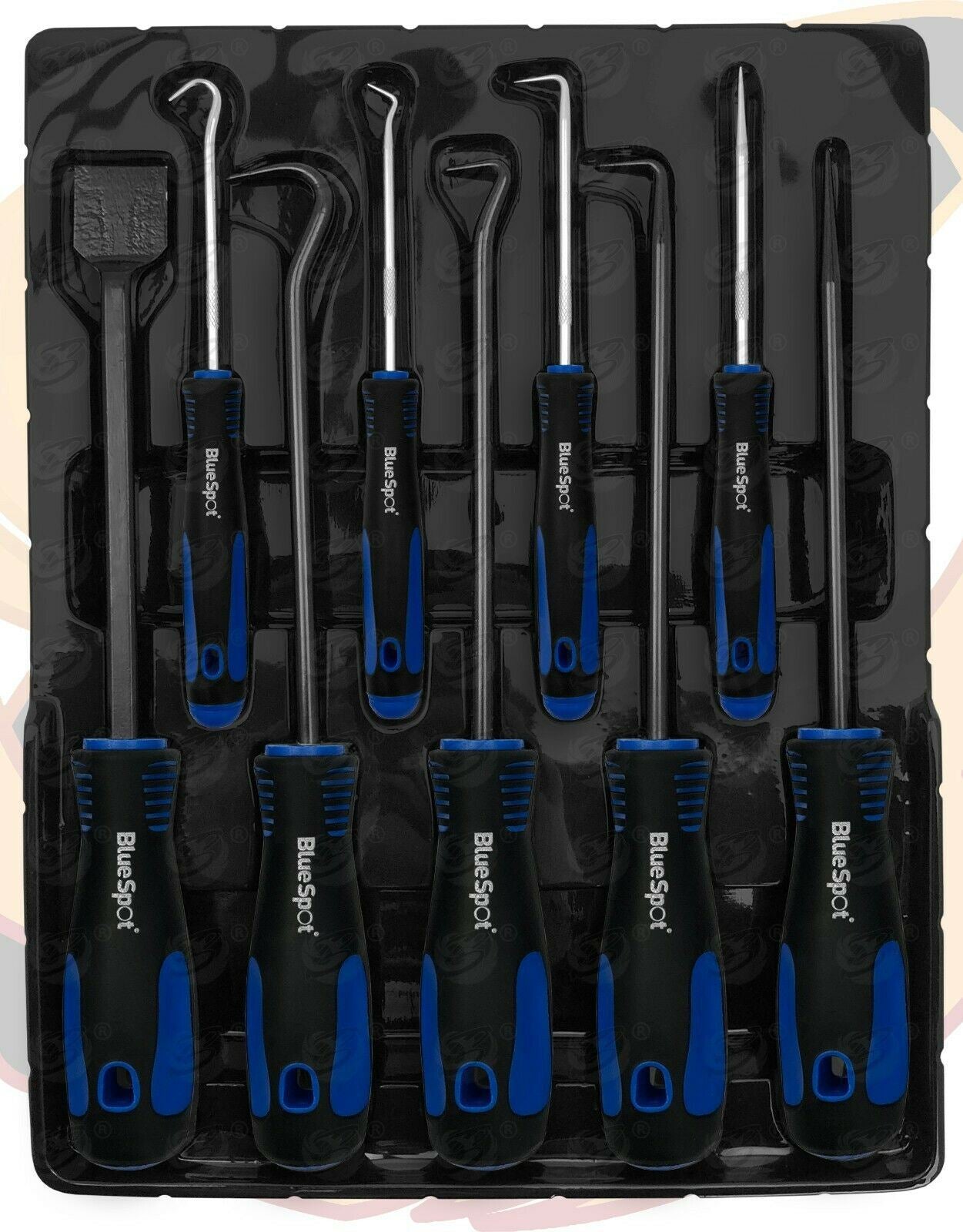 BLUESPOT 9PCS HOOK, PICK & SCRAPER SET