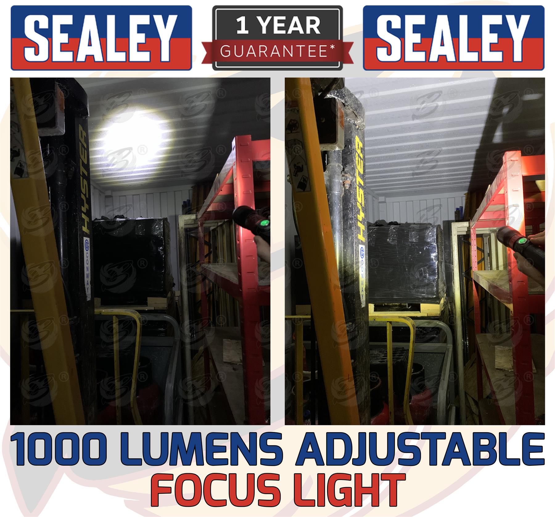 Sealey Rechargeable Cob Led Interchangeable Work Light ( LED0131R )