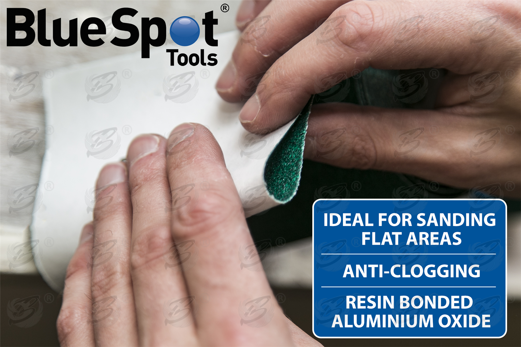 BlueSpot 80 Grit Sanding Roll ( 5M x 115mm ) ( 1 Rolls ) ( 19858 ( x 1 ) )