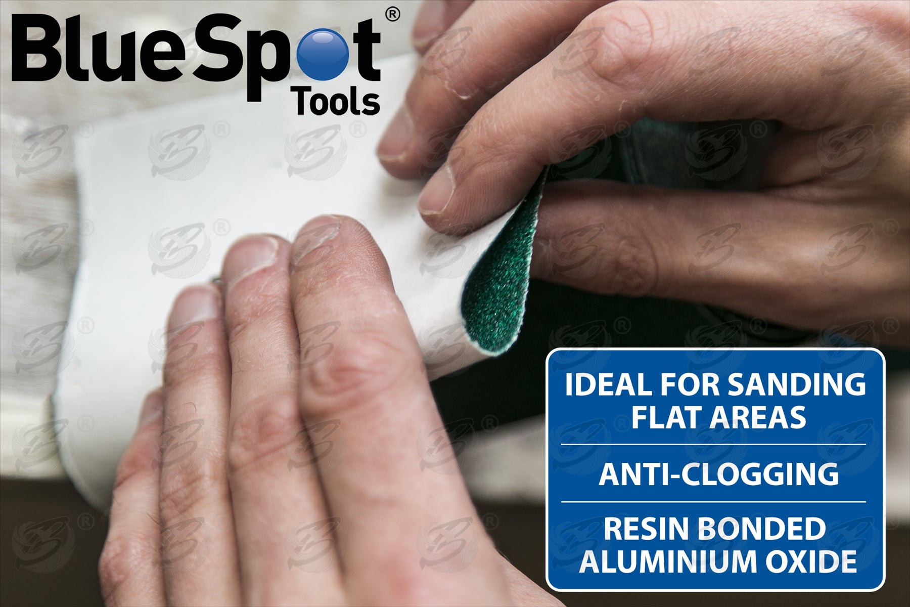 BLUESPOT 80 GRIT SANDING ROLL ( 5M x 115MM ) ( 1 ROLLS )