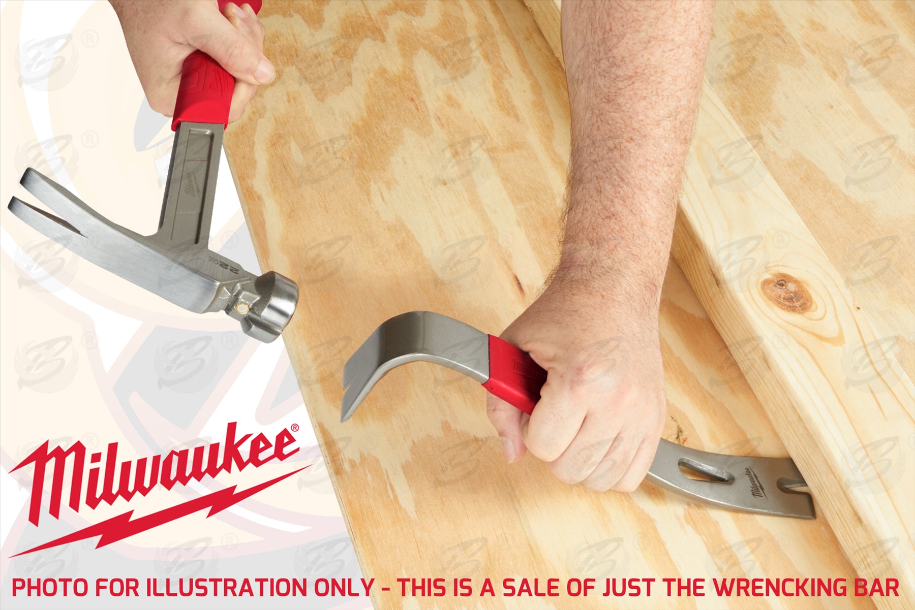 MILWAUKEE 12" WRECKING BAR ( PRY BAR )