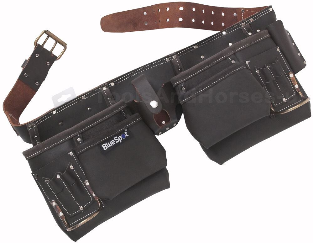 BLUESPOT 11 POCKET DOUBLE LEATHER WORK BELT