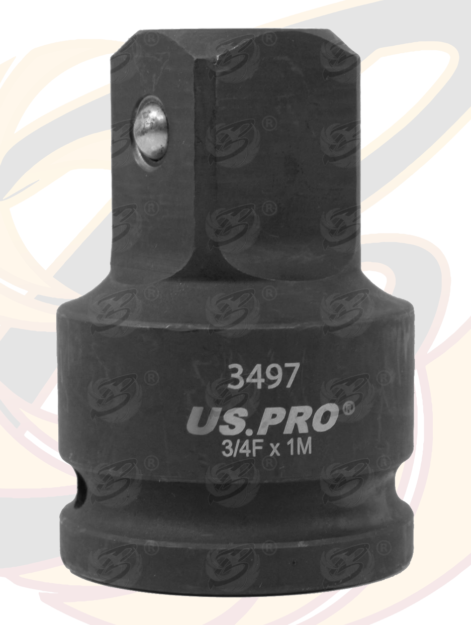 US Pro Impact Socket Adaptors 3/4" Drive Up To 1" Drive 3497