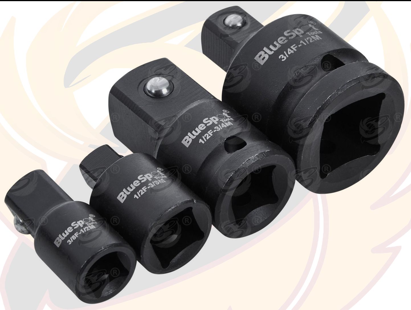 BlueSpot 4 Piece Impact Ada Pointer Set ( 3/8" - 3/4" ) ( 02091 )