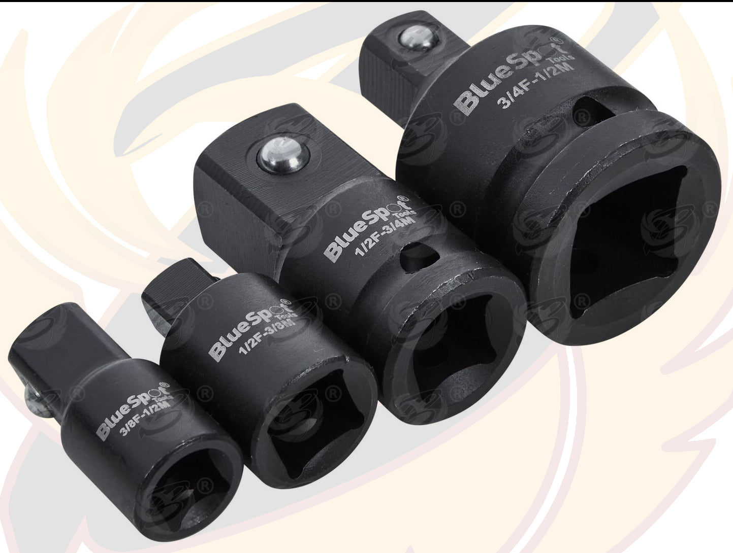 BLUESPOT 4PCS IMPACT ADAPTER SET ( 3/8" - 3/4" )