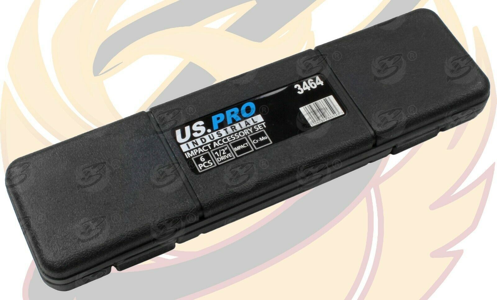 US PRO INDUSTRIAL 6PCS 1/2" DRIVE IMPACT ADAPTER & EXTENSION SET