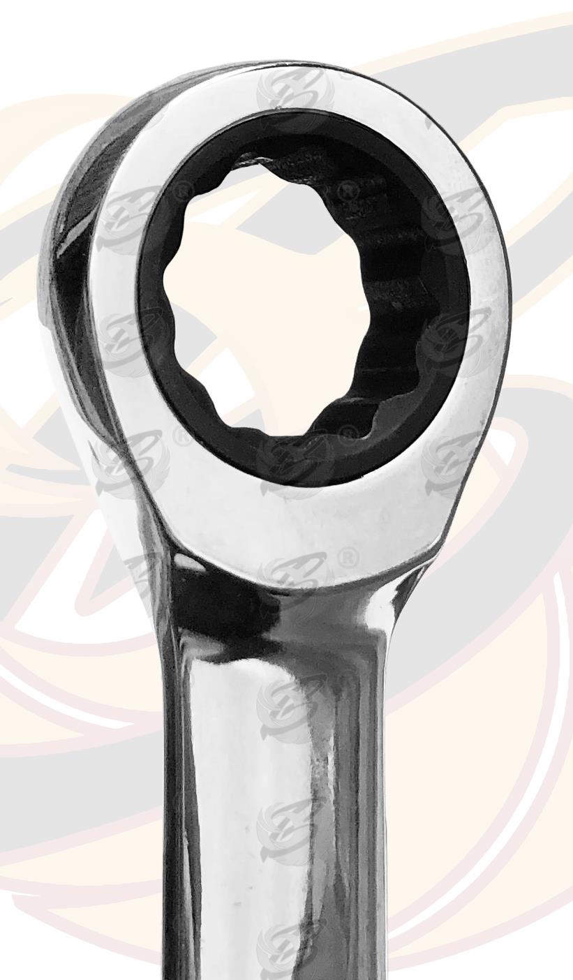 Siegen 12 Piece Combination Ratchet Spanner Set 8mm - 19mm S0634