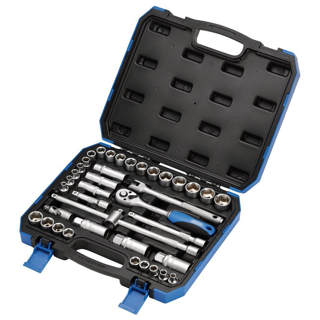 Draper 39 Piece 3/8" Drive Metric & AF Socket Set 16361