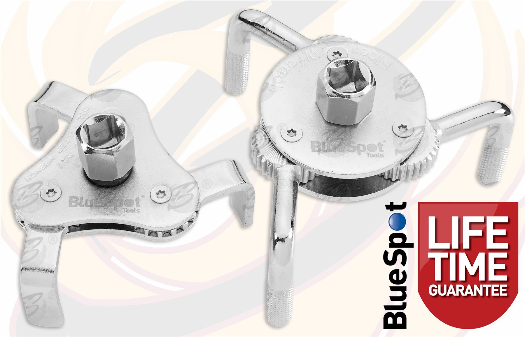 BLUESPOT 2PCS SELF ADJUSTING OIL FILTER WRENCH ( 63 - 120MM )