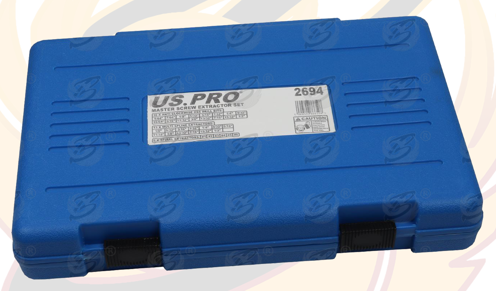 US Pro 35 Piece Master Screw Extractor Set With Left Hand Drill Bits ( 2694 )