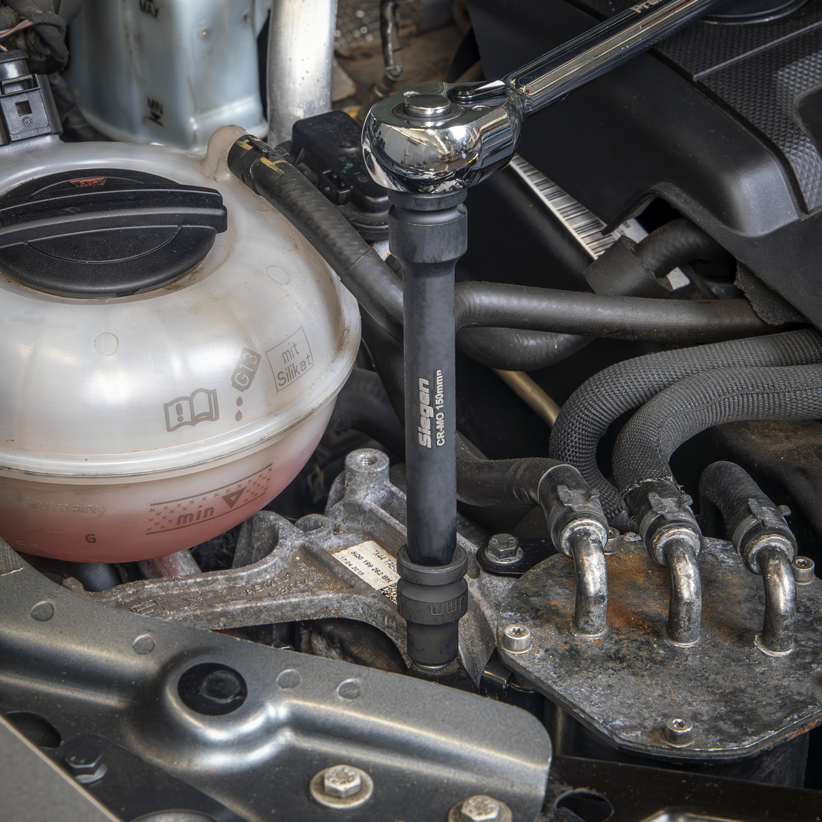 Siegen 6 Piece 1/2" Drive Impact Extension Bar & Adaptor Set With A Manufacturers LifeTime Guarantee S01323