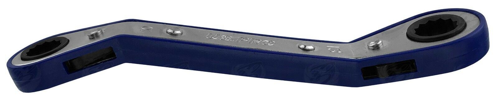 US PRO 10MM x 13MM OFFSET RATCHET SPANNERS