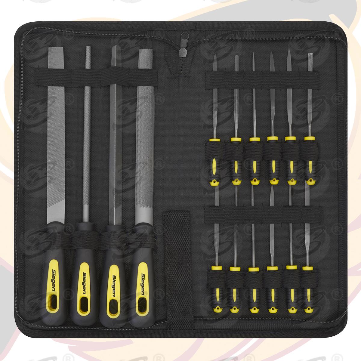 SIEGEN 16PCS FILE & NEEDLE SET