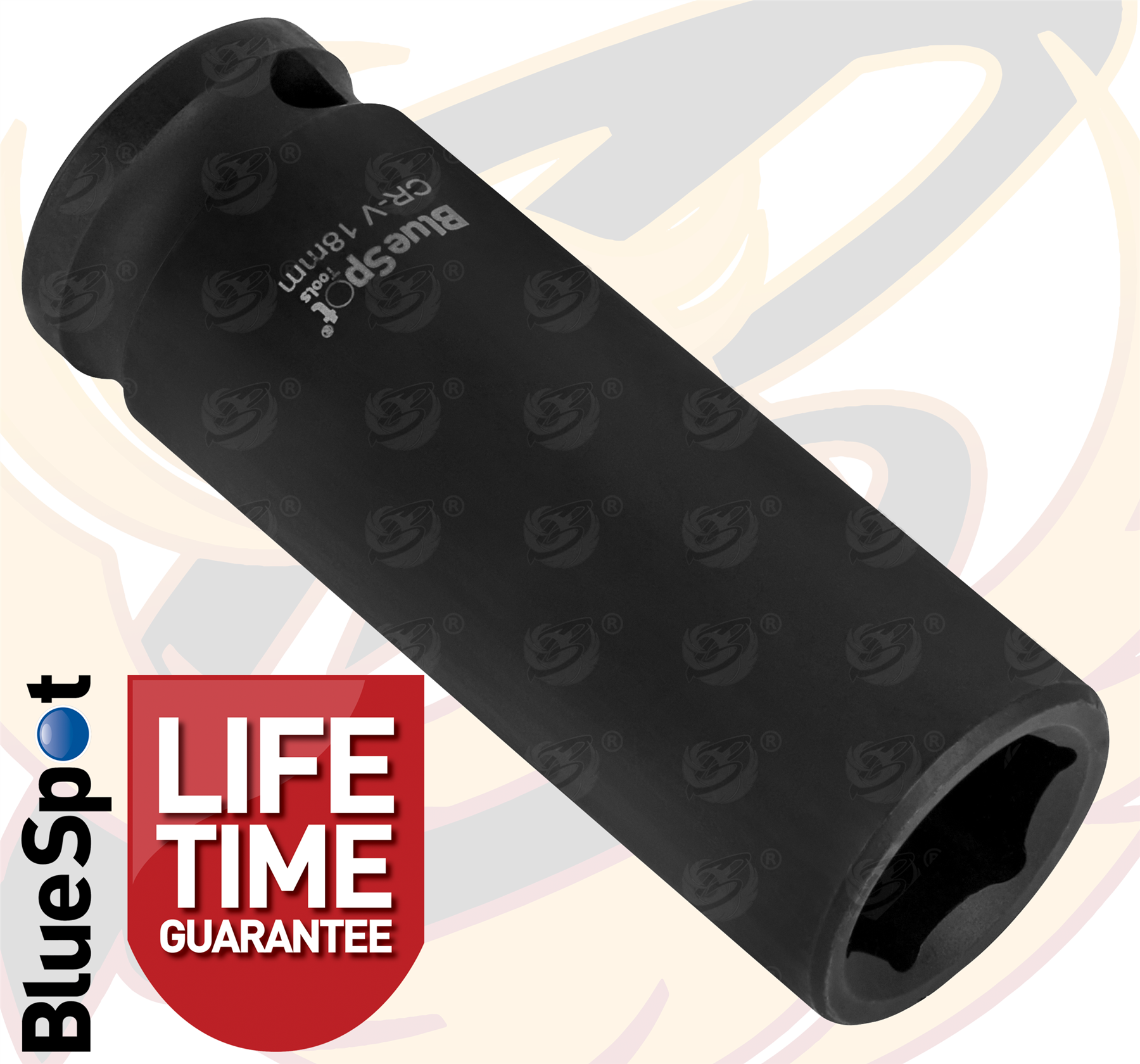 BlueSpot 18mm 1/2" Drive 6 Point Deep Impact Socket ( Single ) ( 01661 )