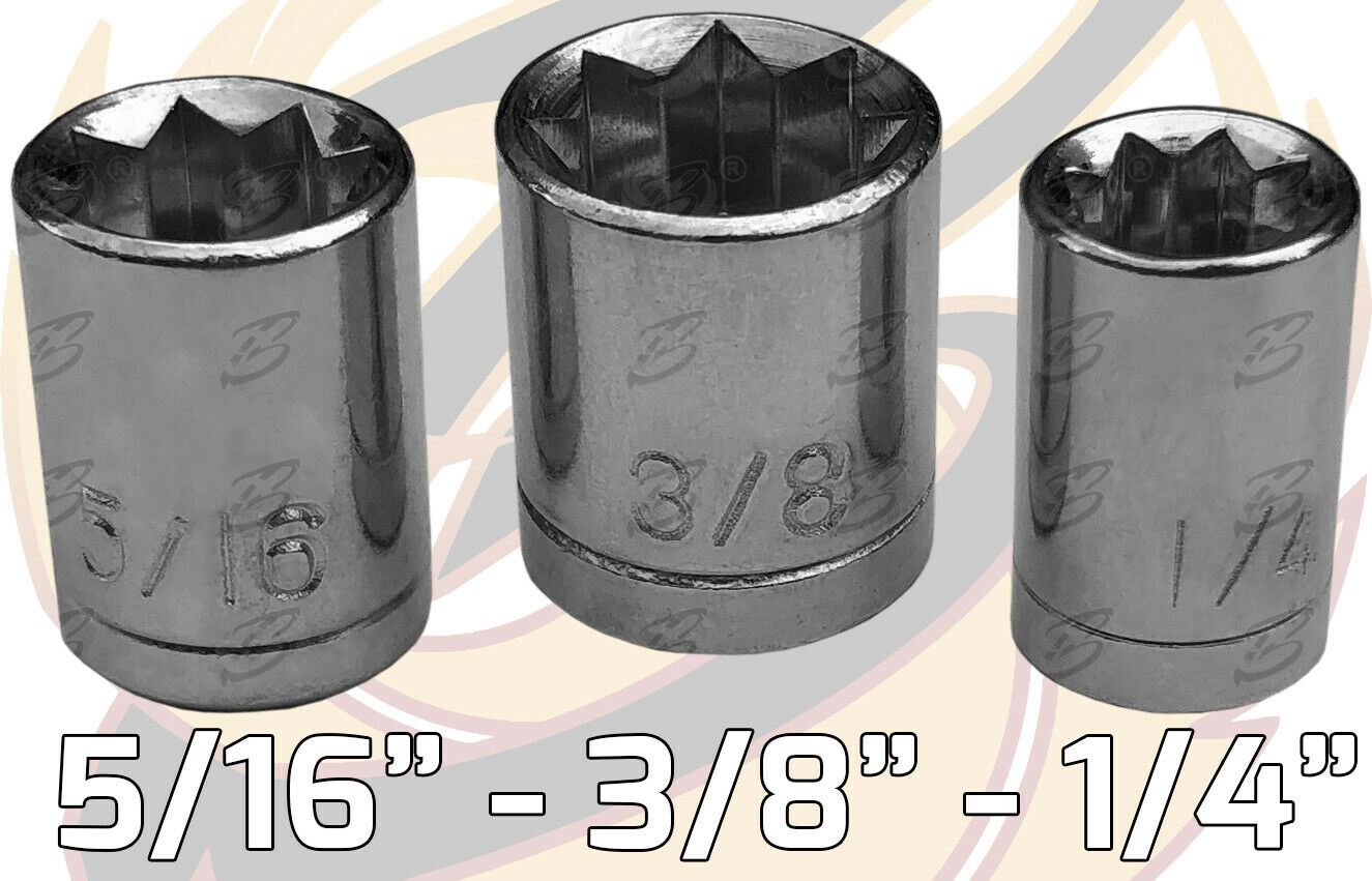 BLUESPOT 40PCS 1/4" & 3/8" DRIVE 6 POINT SOCKET SET