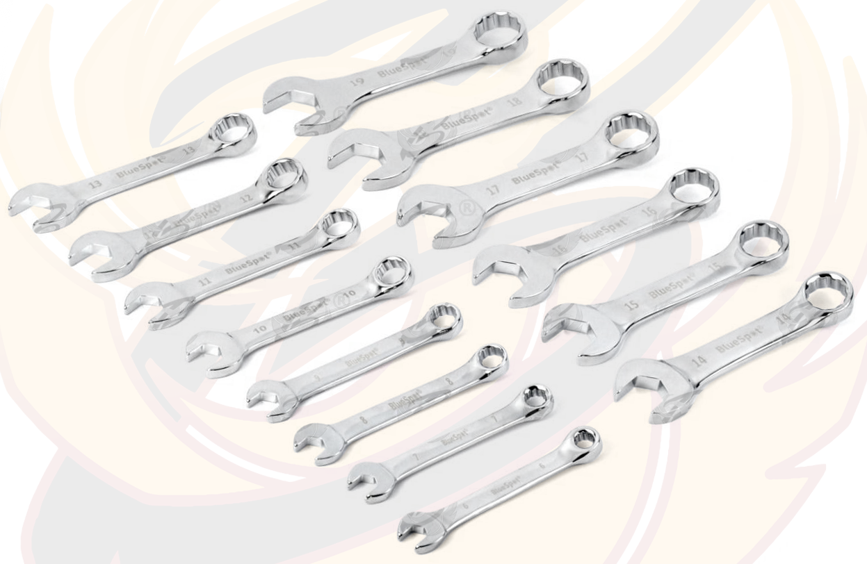 BlueSpot 14 Piece Stubby Combination Spanners 6mm - 19mm ( 04114 )