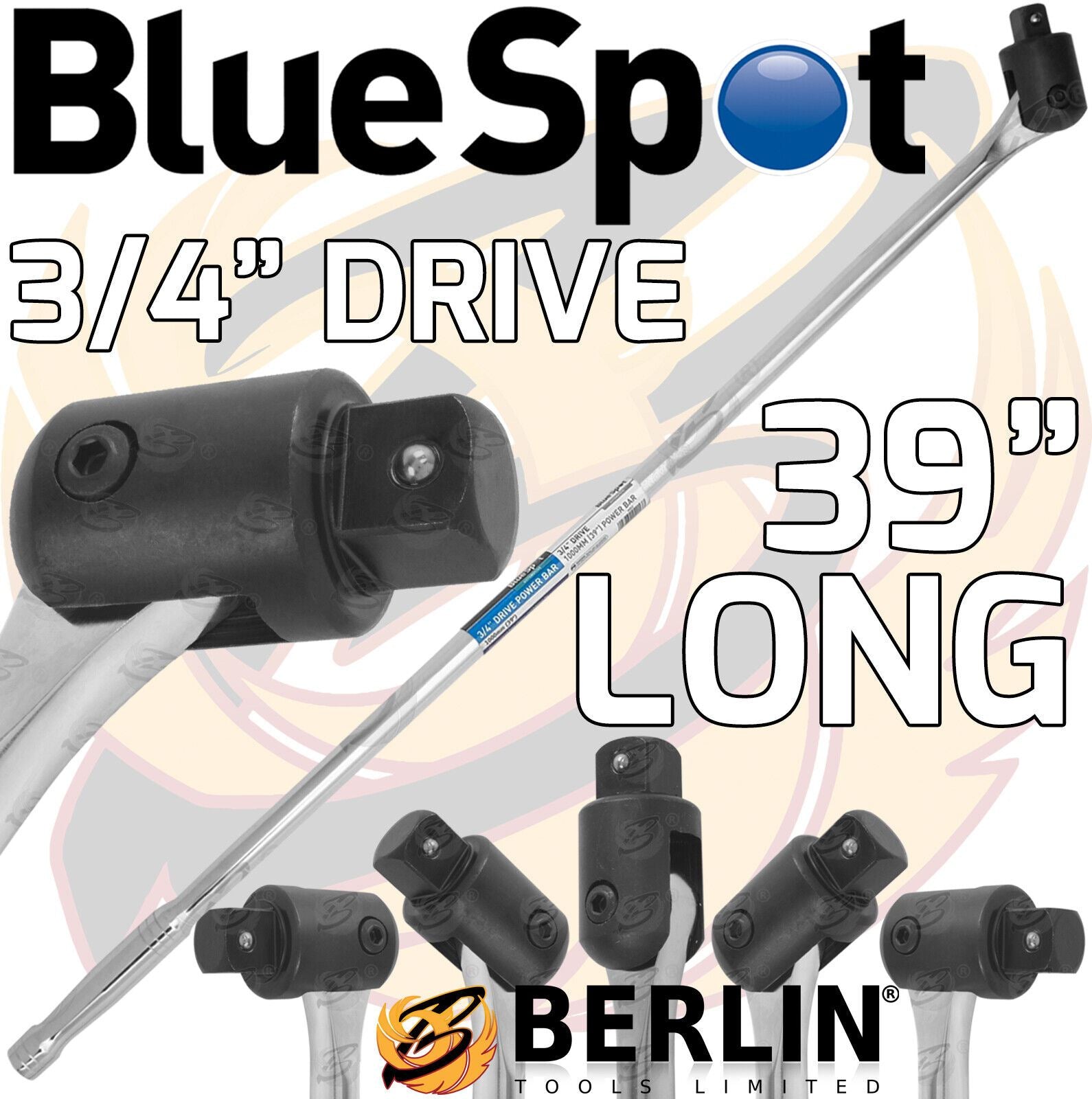 BlueSpot 3/4" Drive 40" Long Breaker Bar 02013