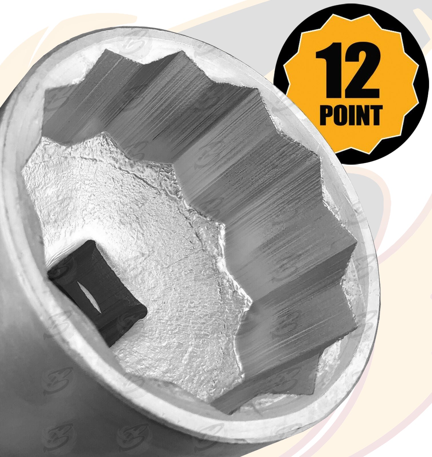 TOOLZONE 26PC 3/4" & 1" DRIVE 12 POINT SOCKET SET 21MM - 65MM