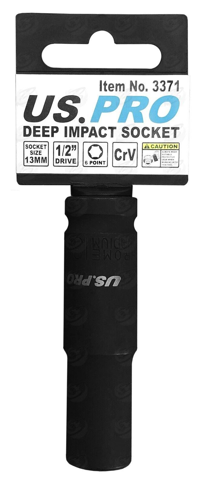 US PRO 13MM 1/2" DRIVE 6 POINT DEEP IMPACT SOCKET ( SINGLE )