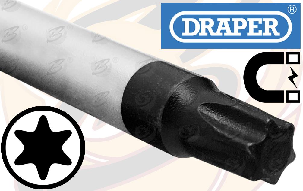 Draper 11 Piece Magnetic Screwdriver Set ( Slotted - PHillips - Pozidrive - Torx ) ( 99422 )