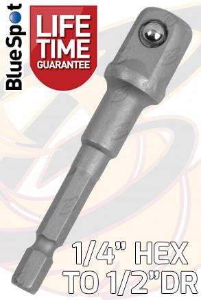 BLUESPOT 1/2" DRIVE DRILL SOCKET ADAPTER