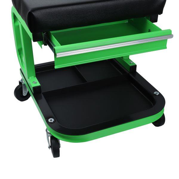 Us Pro Mechanics Rolling Stool with Tool Drawer 5068
