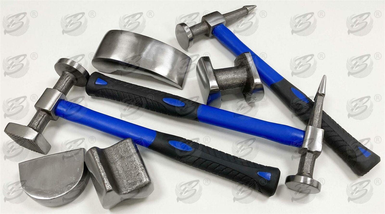 TOOLZONE 7PCS 70% FIBREGLASS BODY DENT REPAIR KIT