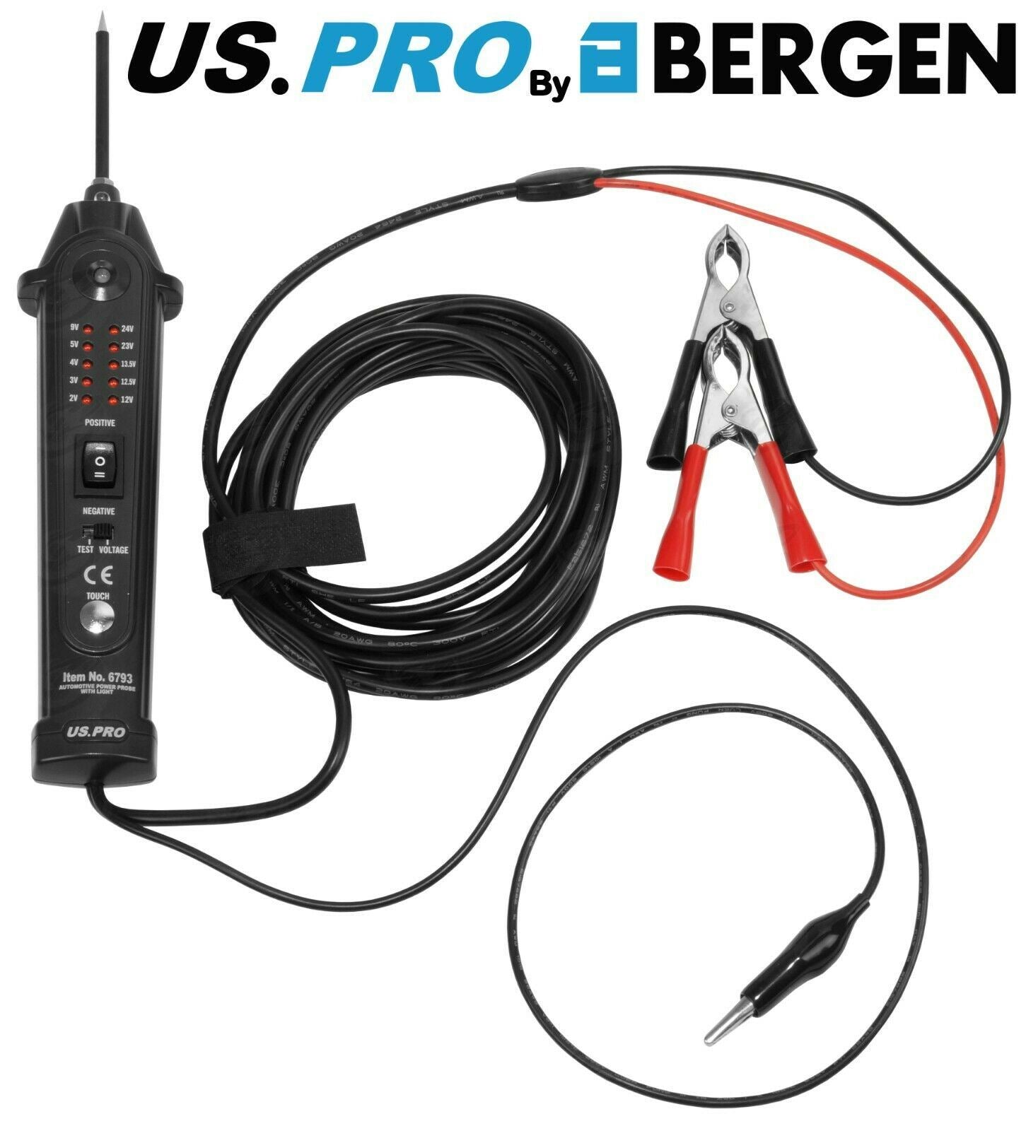 US PRO AUTOMOTIVE POWER PROBE 2V - 24V